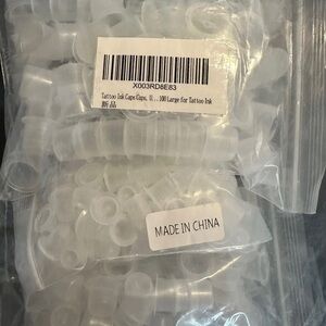 Tattoo Ink Caps Cups, U... 100 Large for Tattoo Ink
